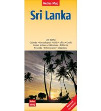 Straßenkarten Nelles Map Landkarte Sri Lanka Nelles-Verlag