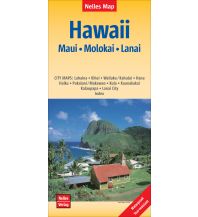 Straßenkarten Nelles Map Hawaii: Maui Molokai Nelles-Verlag