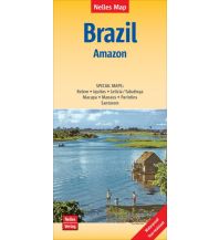 Straßenkarten Nelles Map Landkarte Brazil: Amazon Nelles-Verlag