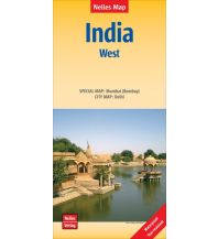Straßenkarten Nelles Map Landkarte India: West Nelles-Verlag