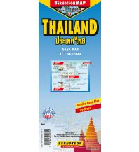 Straßenkarten Thailand 1:1.500.000 Berndtson & Berndtson Verlag-Publications OHG