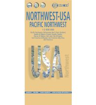 Road Maps Northwest USA - Pacific Northwest, Borch Map Borch GmbH