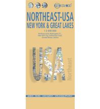 Straßenkarten Northeast-USA - New York & Great Lakes Borch GmbH