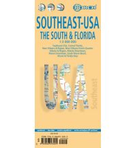 Road Maps Southeast USA - The South & Florida, Borch Map Borch GmbH
