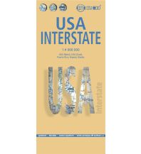 Straßenkarten Nord- und Mittelamerika USA Interstate Borch GmbH