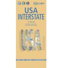 Straßenkarten Nord- und Mittelamerika USA Interstate Borch GmbH