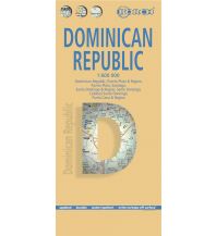 Straßenkarten Dominican Republic, Dominikanische Republik, Borch map Borch GmbH
