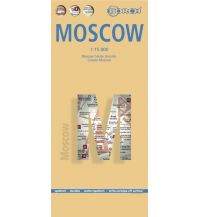 City Maps Moscow, Moskau, Borch Map Borch GmbH
