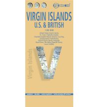 Road Maps Virgin Islands, Jungferninseln (U.S. & British), Borch Map Berndtson & Berndtson Verlag-Publications OHG