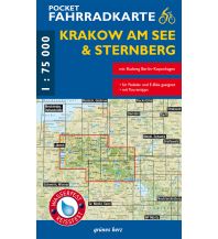 Cycling Maps Grünes Herz Pocket-Fahrradkarte Krakow am See & Sternberg 1:75.000 grünes herz - verlag für tourismus Dr. Lutz Gebhardt