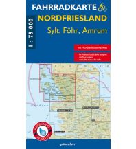 Radkarten Grünes Herz Fahrradkarte Nordfriesland - Sylt, Föhr, Amrum 1:75.000 grünes herz - verlag für tourismus Dr. Lutz Gebhardt