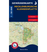 Canoeing Gewässerkarte Mecklenburgische Kleinseenplatte 1:50.000 grünes herz - verlag für tourismus Dr. Lutz Gebhardt
