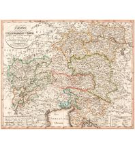 Austria Historische Karte: Der Österreichische Kreis - auch Österreichische Reichskreis, 1796 Rockstuhl Harald