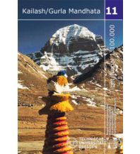 Wanderkarten Himalaya Trekking-Karte 11, Kailash, Gurla Mandhata 1:100.000 Arbeitsgemeinschaft für vergleichende Hochgebirgsforschung e.V.