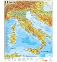 Poster und Wandkarten Italien physisch 1:1.600.000 Stiefel GmbH