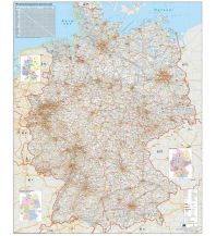 Poster und Wandkarten Verkehrswegekarte Deutschland 1:760.000 Stiefel GmbH