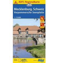 Cycling Maps ADFC-Regionalkarte Mecklenburgische Schweiz Vorpommersche Flusslandschaft, 1:75.000 BVA BikeMedia