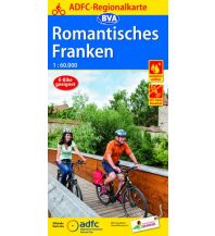 Cycling Maps ADFC-Regionalkarte Romantisches Franken 1:60.000 BVA BikeMedia
