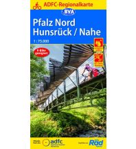 Radkarten ADFC-Regionalkarte Pfalz Nord/ Hunsrück/ Nahe, 1:75.000, reiß- und wetterfest, GPS-Tracks Download BVA BikeMedia