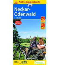 Radkarten ADFC-Regionalkarte Neckar-Odenwald, 1:50.000, reiß- und wetterfest, GPS-Tracks Download BVA BikeMedia
