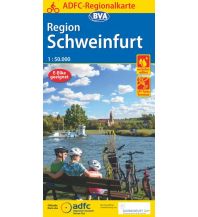 Cycling Maps ADFC-Regionalkarte Schweinfurt, 1:50.000, reiß- und wetterfest, GPS-Tracks Download BVA BikeMedia