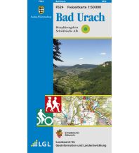 Hiking Maps Germany F524 Bad Urach Landesvermessungsamt Baden-Württemberg