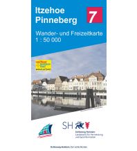 Hiking Maps Germany Wander- und Freizeitkarte 7, Itzehoe, Pinneberg 1:50.000 Landesvermessungsamt Schleswig-Holstein