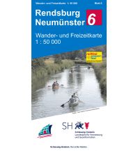 Wanderkarten Deutschland Wander- und Freizeitkarte 6, Rendsburg, Neumünster 1:50.000 Landesvermessungsamt Schleswig-Holstein