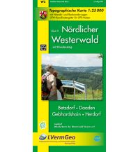 Hiking Maps Germany Nördlicher Westerwald, Blatt 2 - Betzdorf, Daaden, Gebhardshain, Herdorf (WR) Landesvermessungsamt Rheinland-Pfalz