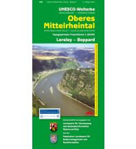 Wanderkarten Deutschland UNESCO-Welterbe - Oberes Mittelrheintal Loreley - Boppard (WR) Landesvermessungsamt Rheinland-Pfalz