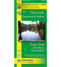 Wanderkarten Naturpark Soonwald-Nahe /Binger Wald, Stromberg, Rheinböllen (WR) Landesvermessungsamt Rheinland-Pfalz