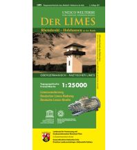 Hiking Maps Germany Der Limes (WR), Obergermanisch-Raetischer Limes, Rheinbrohl - Holzhausen an der Haide Landesvermessungsamt Rheinland-Pfalz