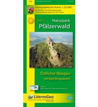 Wanderkarten Deutschland Naturpark Pfälzerwald /Östlicher Wasgau mit Bad Bergzabern (WR) Landesvermessungsamt Rheinland-Pfalz