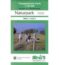 1/2 Topographische Karte Sachsen - Naturpark Erzgebirge / Vogtland 1:25.000 Landesamtvermessungsamt Sachsen