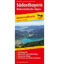 Straßenkarten Deutschland Südostbayern - Österreichische Alpen, Motorradkarte 1:200.000 Freytag-Berndt und ARTARIA