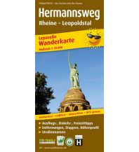f&b Hiking Maps Hermannsweg, Wanderkarte 1:25.000 Freytag-Berndt und ARTARIA