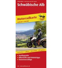 Motorradkarten Deutschland Schwäbische Alb, Motorradkarte 1:200.000 Freytag-Berndt und ARTARIA