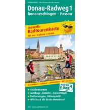 f&b Radkarten Donau-Radweg 1, Donaueschingen - Passau, Radtourenkarte 1:50.000 Freytag-Berndt und ARTARIA