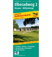 f&b Cycling Maps Elberadweg 2, Dessau - Wittenberge, Radtourenkarte 1:50.000 Freytag-Berndt und ARTARIA