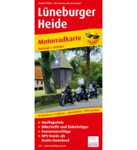 f&b Road Maps Lüneburger Heide, Motorradkarte 1:200.000 Freytag-Berndt und ARTARIA