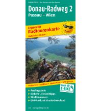 f&b Hiking Maps Donau-Radweg 2, Passau - Wien, Radtourenkarte 1:50.000 Freytag-Berndt und ARTARIA