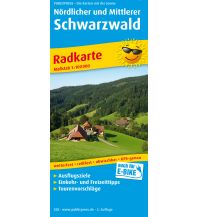 f&b Cycling Maps Nördlicher und Mittlerer Schwarzwald, Radkarte 1:100.000 Freytag-Berndt und ARTARIA