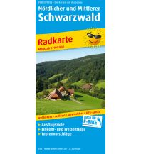 f&b Radkarten Nördlicher und Mittlerer Schwarzwald, Radkarte 1:100.000 Freytag-Berndt und ARTARIA