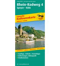 f&b Radkarten Rhein-Radweg 4, Speyer - Köln, Radtourenkarte 1:50.000 Freytag-Berndt und ARTARIA