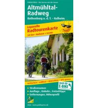 f&b Radkarten Altmühltal-Radweg, Radtourenkarte 1:50.000 Freytag-Berndt und ARTARIA
