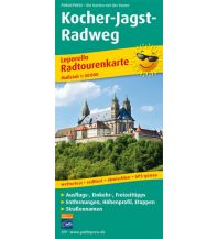 f&b Radkarten Kocher-Jagst-Radweg, Radtourenkarte 1:50.000 Freytag-Berndt und ARTARIA