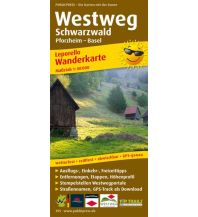 f&b Wanderkarten Westweg Schwarzwald, Wanderkarte 1:50.000 Freytag-Berndt und ARTARIA