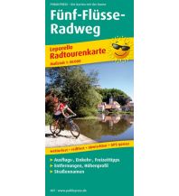 f&b Cycling Maps Fünf-Flüsse-Radweg, Radtourenkarte 1:50.000 Freytag-Berndt und ARTARIA