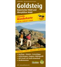 f&b Hiking Maps Goldsteig, Wanderkarte 1:50.000 Freytag-Berndt und ARTARIA