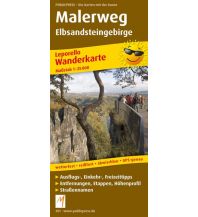 f&b Hiking Maps Malerweg - Elbsandsteingebirge, Wanderkarte 1:25.000 Freytag-Berndt und ARTARIA